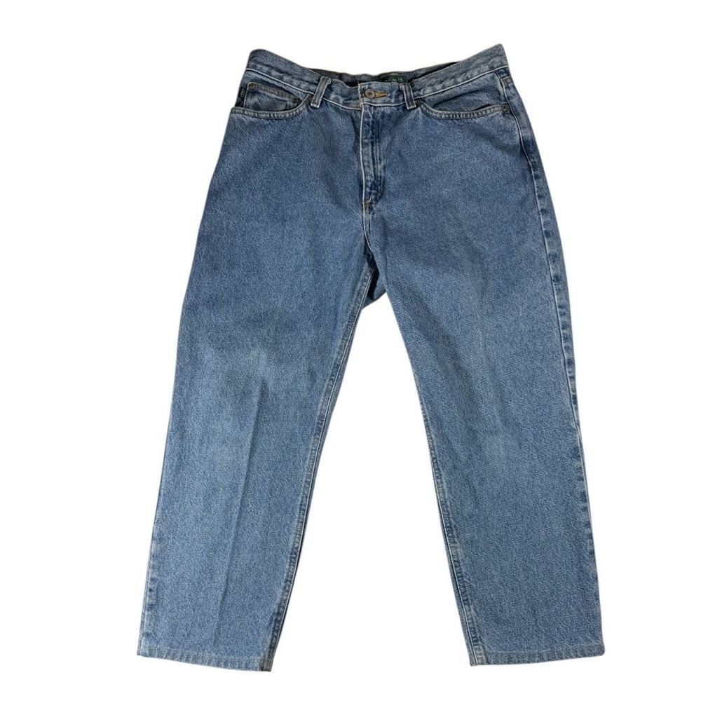 Lauren Ralph Lauren Women Classic Cropped Jeans Blue Petite 12P
